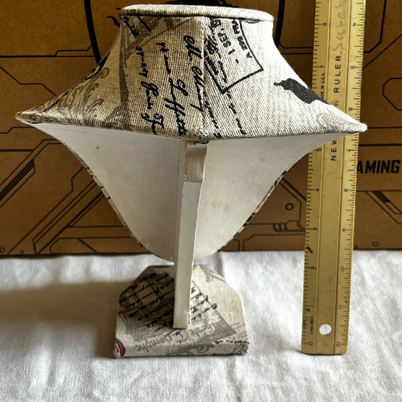 Cloth covered Jewelry and Accessory Stand. - Picture 2 of 2